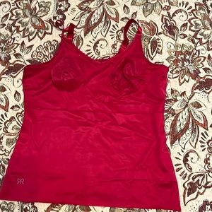 Ruby Ribbon Cami. Size 42 color Red